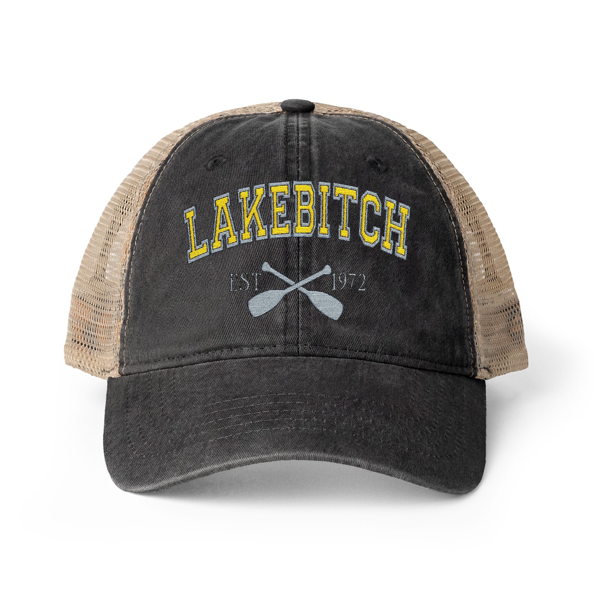 Women's Washed Mesh-Back Cap