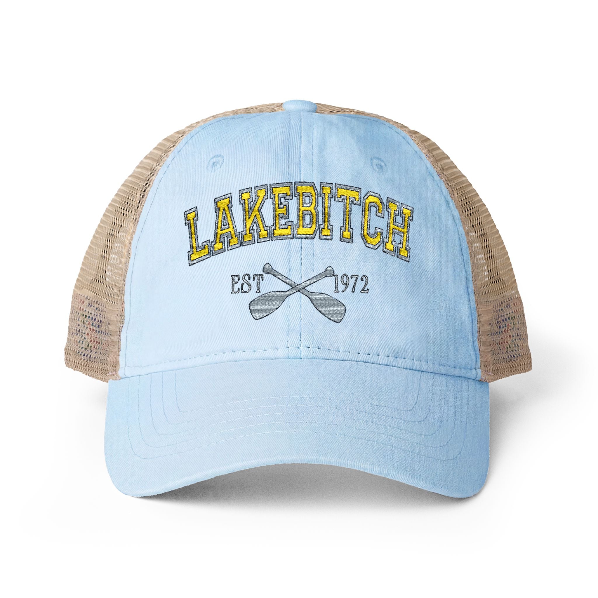 Women's Washed Mesh-Back Cap