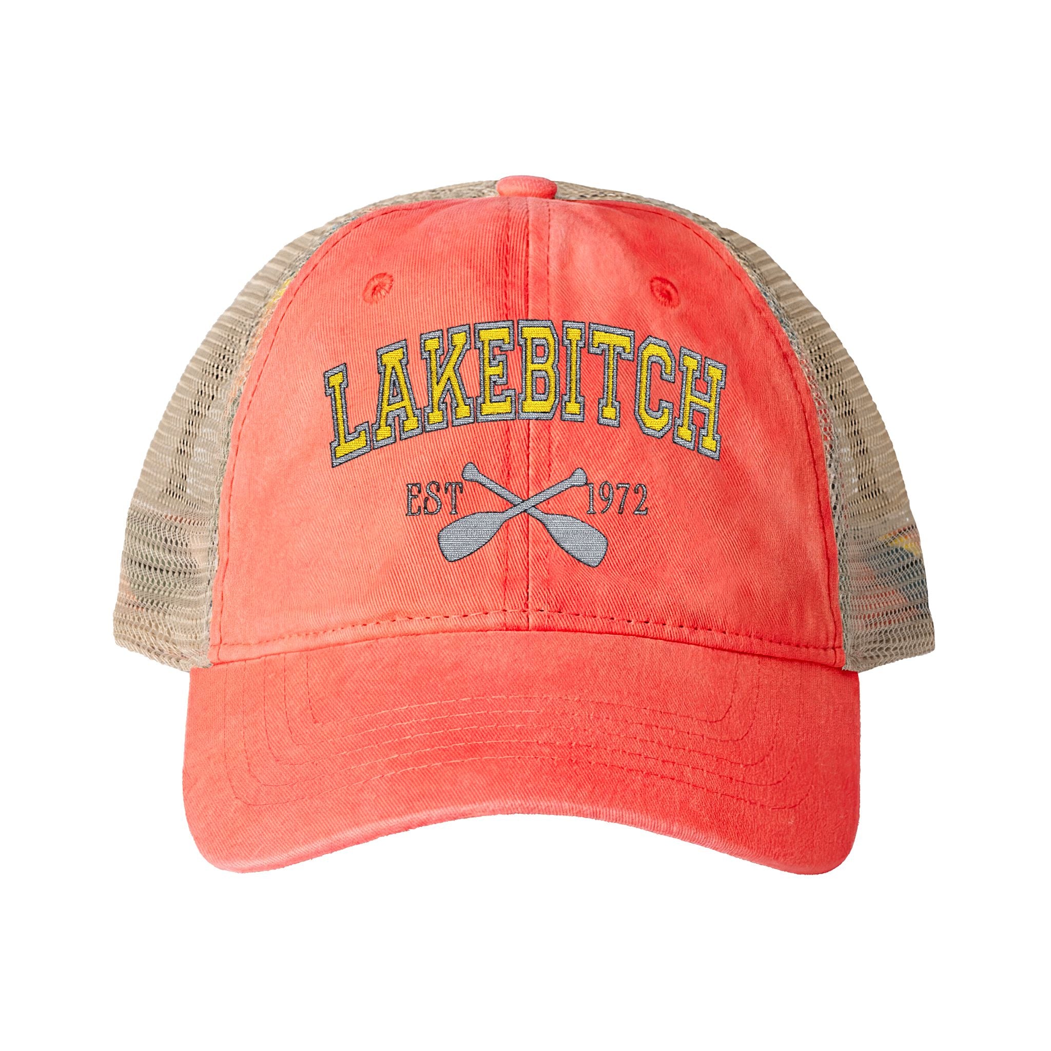 Women's Washed Mesh-Back Cap