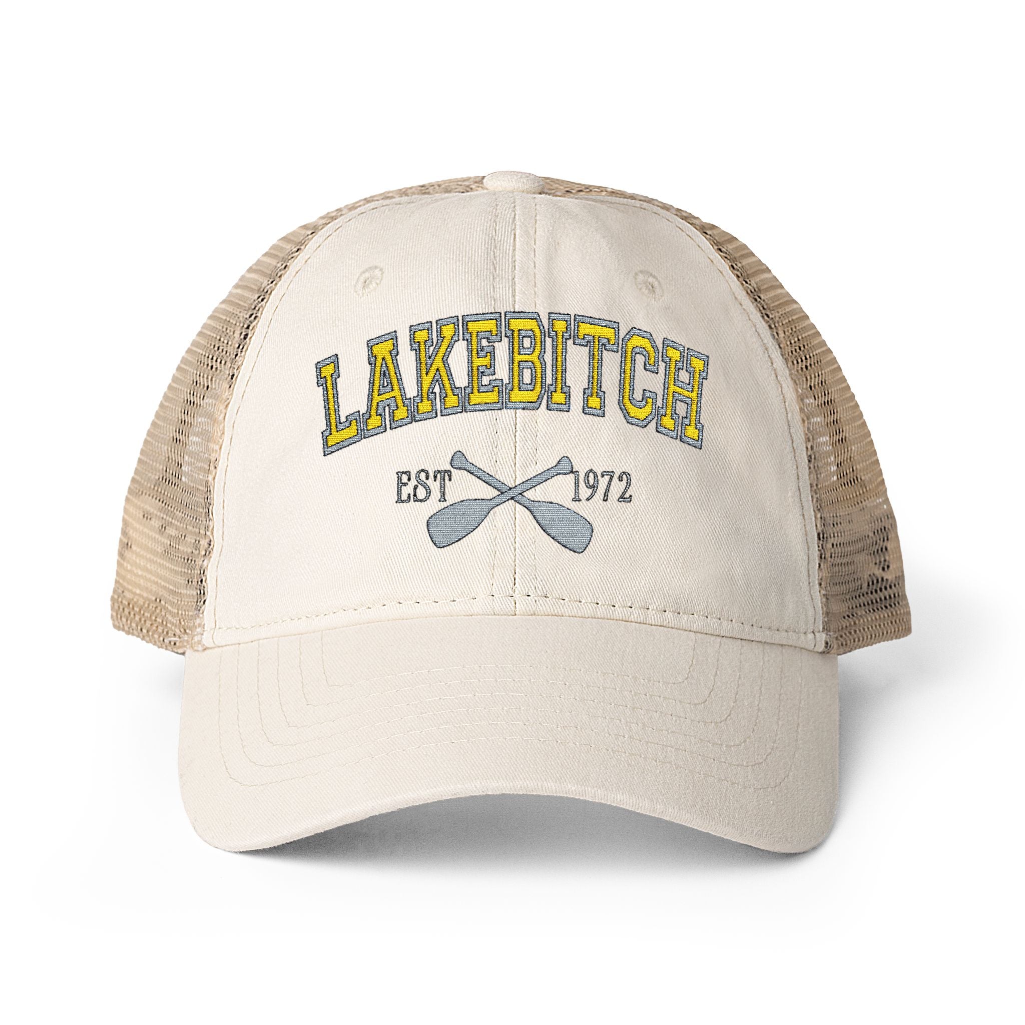 Women's Washed Mesh-Back Cap