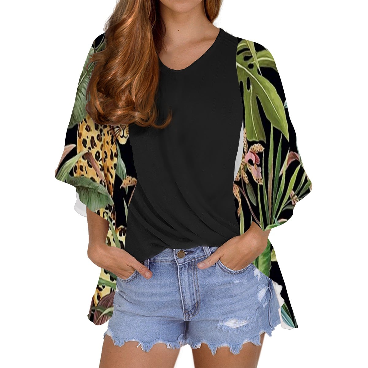 Women's Chiffon Blouse Cardigan Untitled