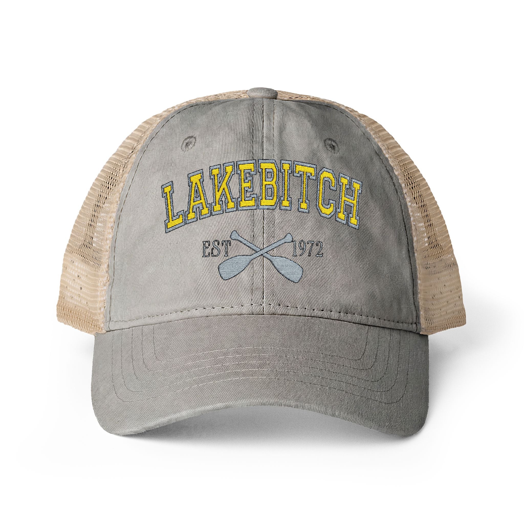 Women's Washed Mesh-Back Cap