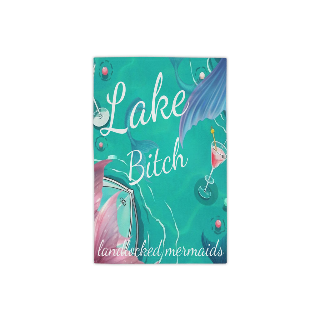 Lake Bitch Beach Towel — Funny Mermaid Lake Life Towel