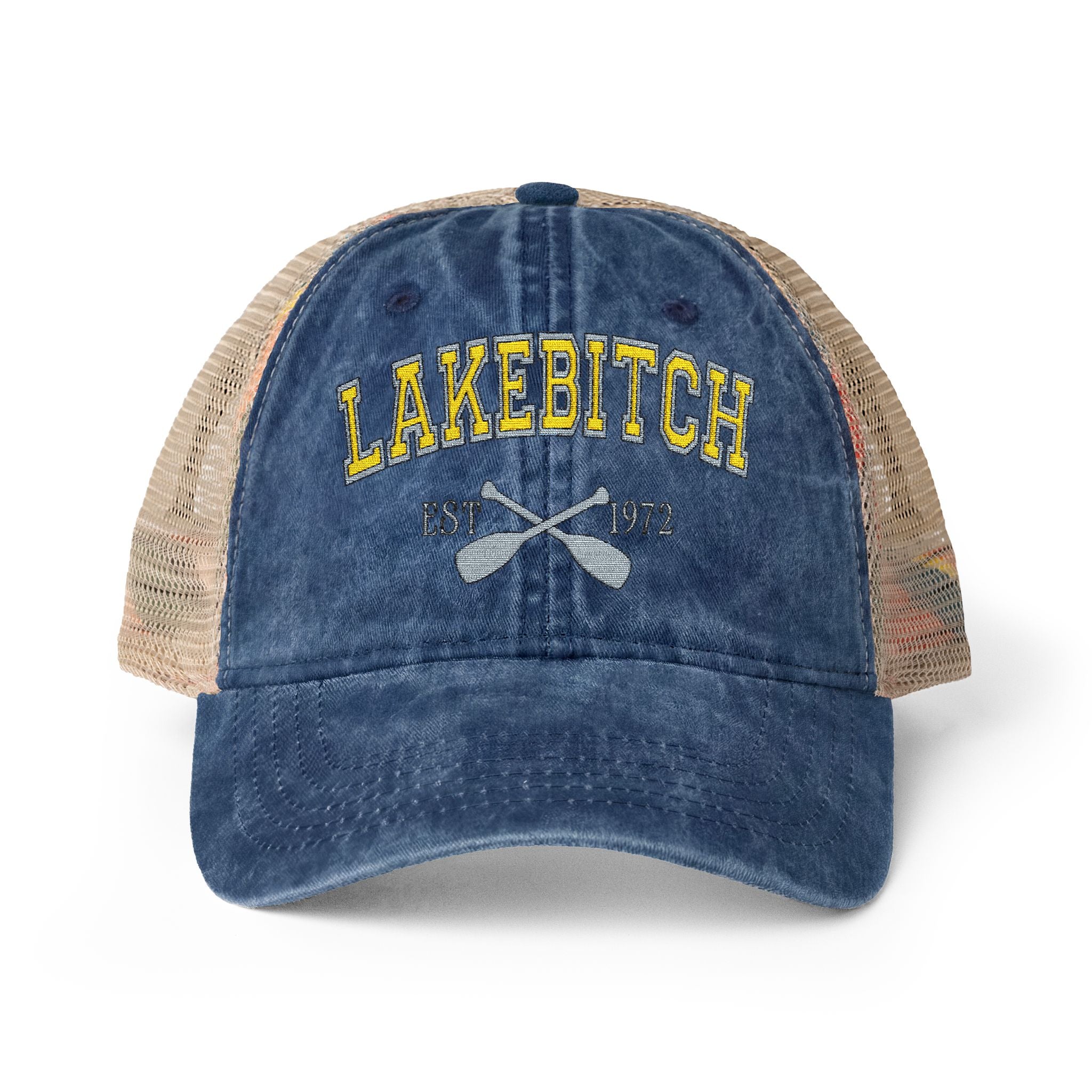 Women's Washed Mesh-Back Cap