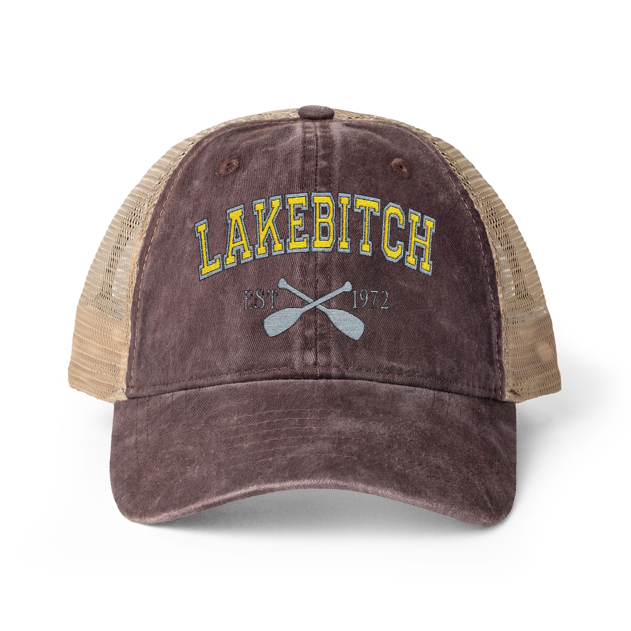 Women's Washed Mesh-Back Cap