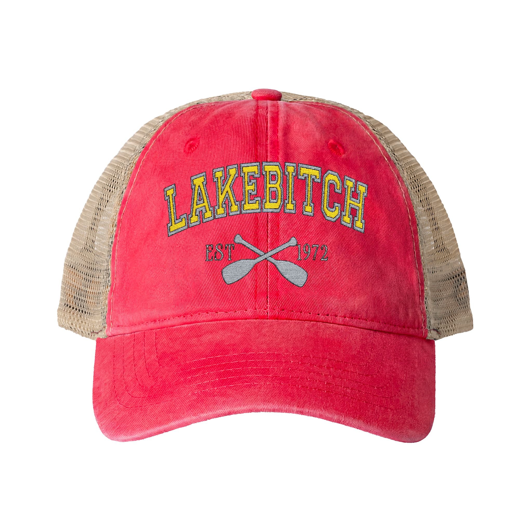 Women's Washed Mesh-Back Cap