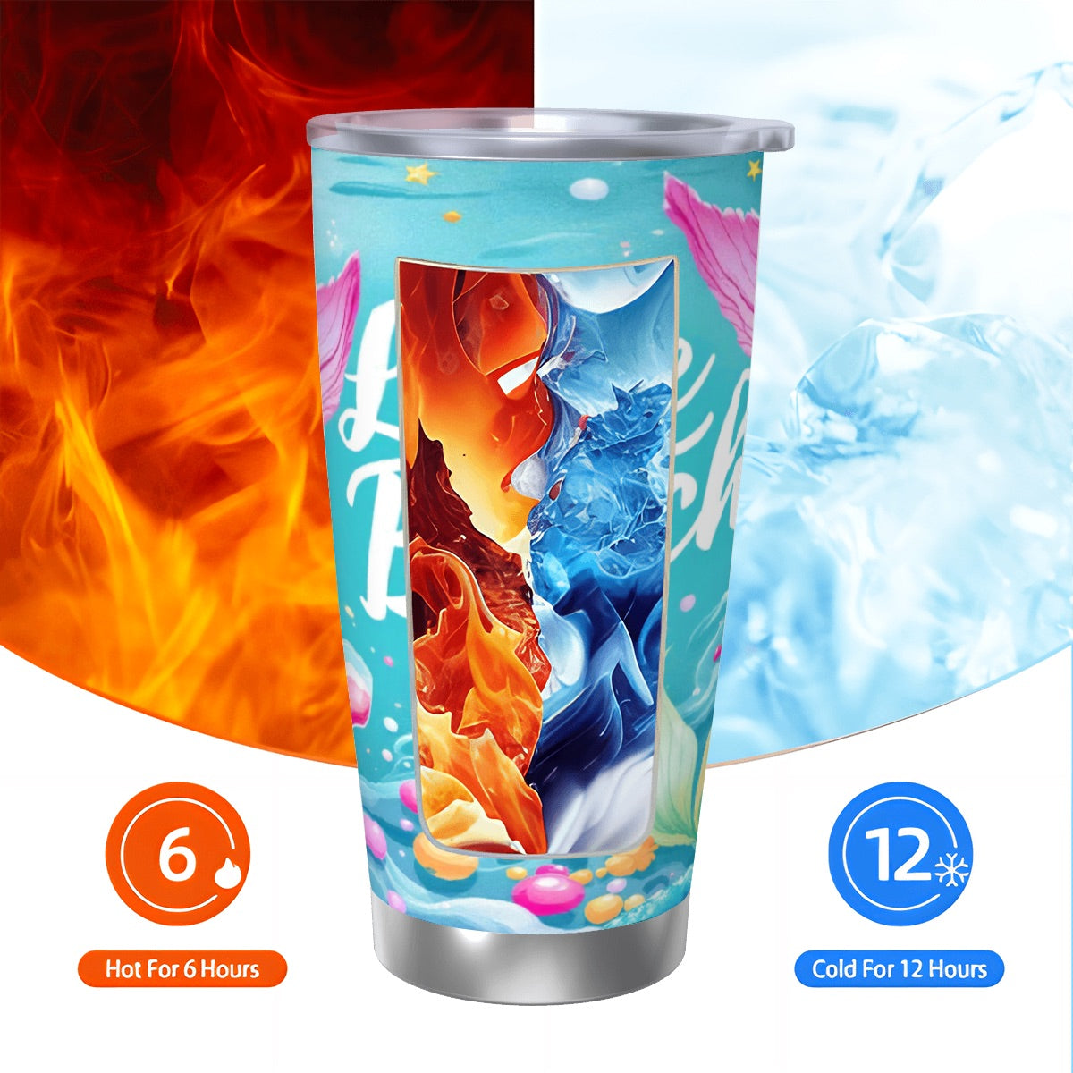 Travel Coffee Mug with Single Silver Edge (20oz) Create any image2bcd63ec71fd4952b557fe5b7cb3569a4x